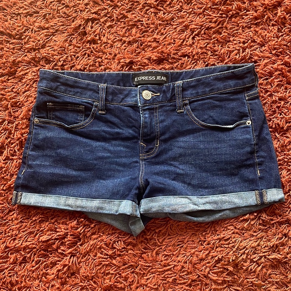 Express jean shorts